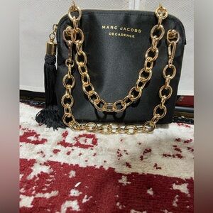 Marc Jacobs Decadence Pouch With Unbranded Gold Tone Handles.  Large Tassel
